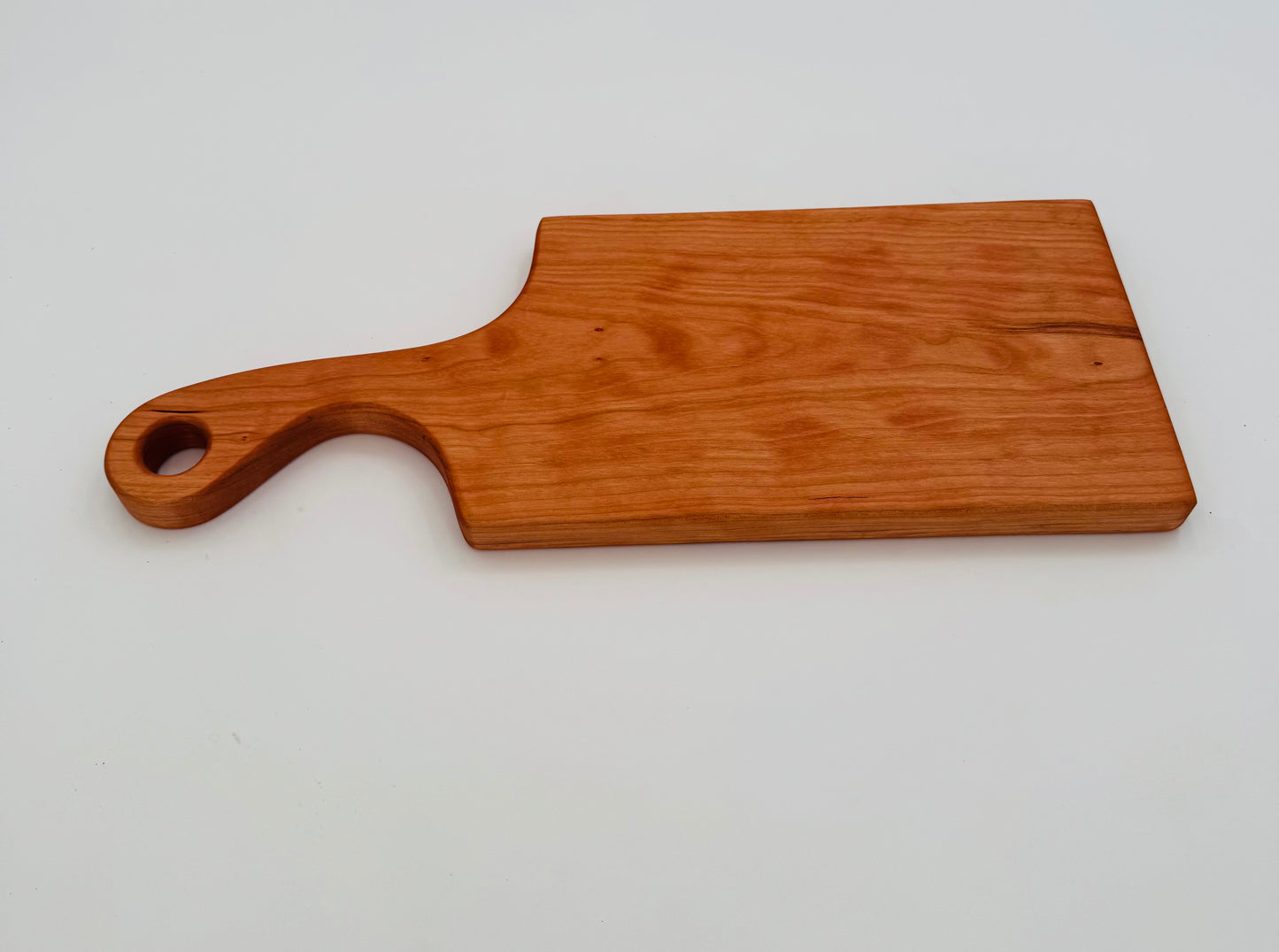 Solid Cherry Wood charcuterie /cheese Board/ cutting board/with handle