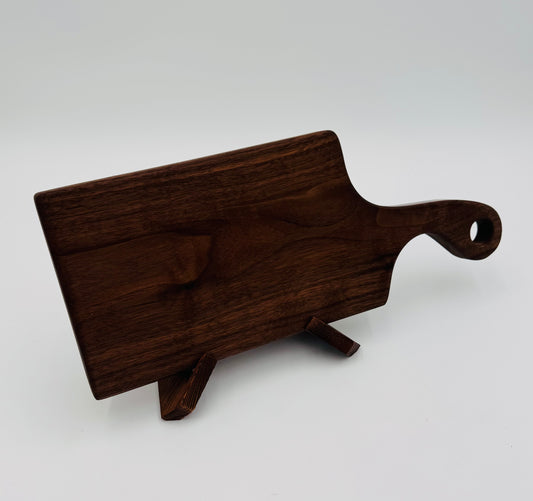 Beautiful Solid Black Walnut Cheese Board/Charcuterie Board/Cutting Board