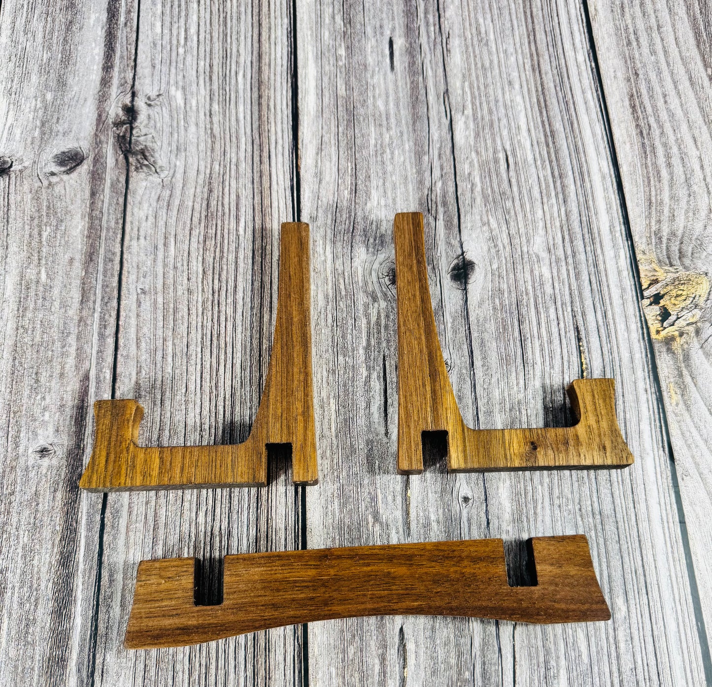 Display Stand Solid Wood Walnut