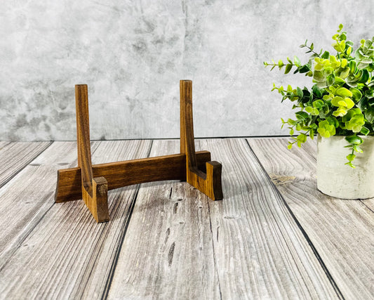 Display Stand Solid Wood Walnut