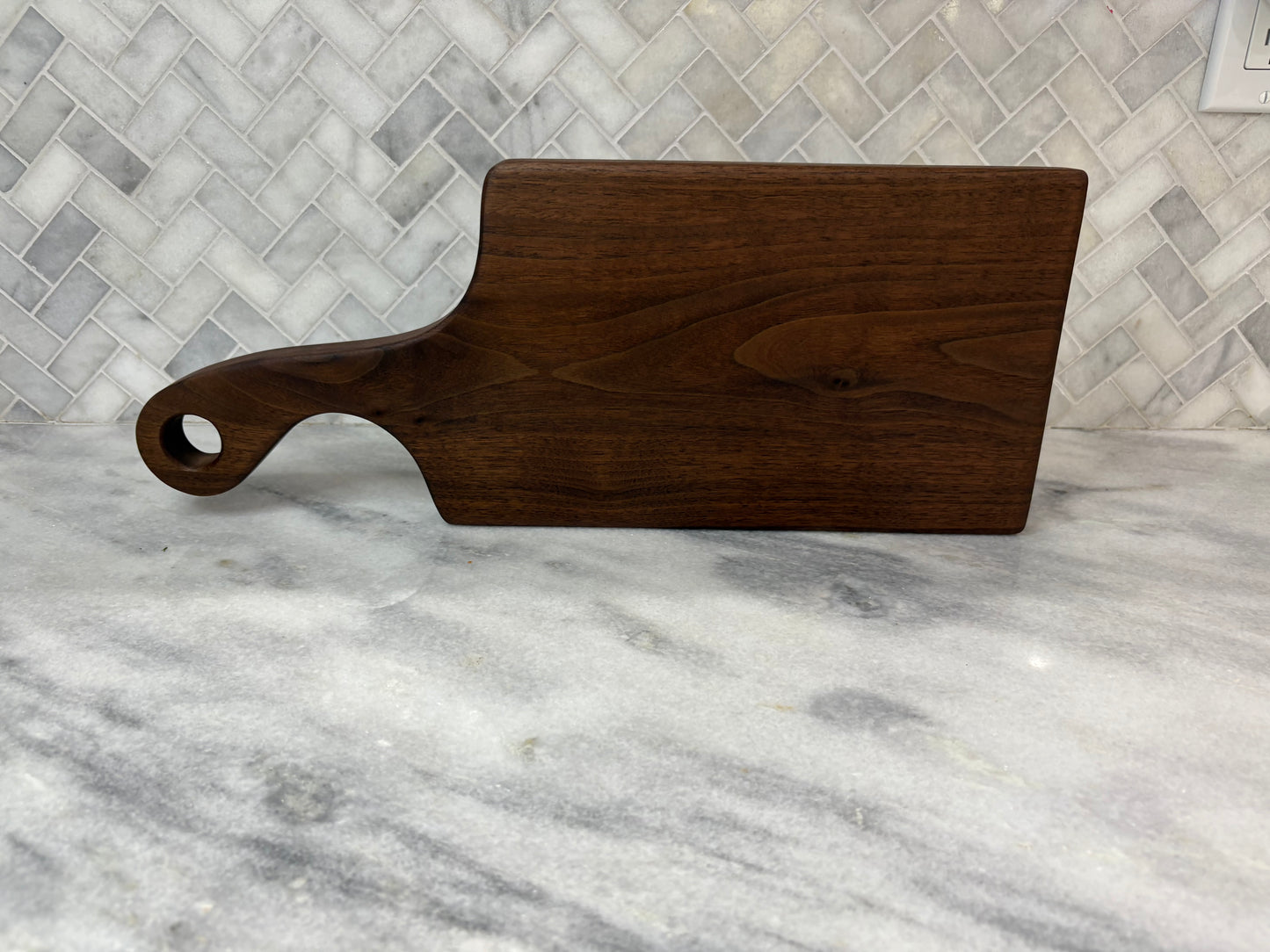 Beautiful Solid Black Walnut Cheese Board/Charcuterie Board/Cutting Board